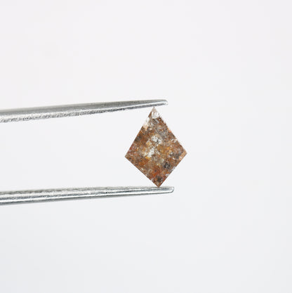 0.89 CT Shape Salt and Pepper Kite Shape - Natural Kite shape Loose Diamond -For 14k Gold Jewelry - Christmas Gift - LABORDAY Offer