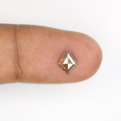 0.89 CT Shape Salt and Pepper Kite Shape - Natural Kite shape Loose Diamond -For 14k Gold Jewelry - Christmas Gift - LABORDAY Offer