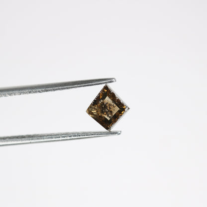 0.81 CT Shape Salt and Pepper Kite Shape - Natural Kite shape Loose Diamond -For 14k Gold Jewelry - Christmas Gift - LABORDAY Offer