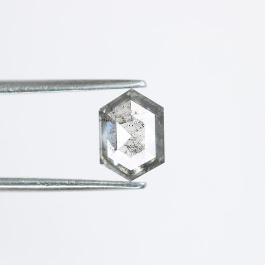 0.99 CT Salt and Pepper Hexagon Cut - Natural Loose Hexagon Shape -Unique Diamond for Ring - Special Gift for Her - Wholesaler of Diamond