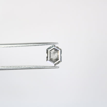0.99 CT Salt and Pepper Hexagon Cut - Natural Loose Hexagon Shape -Unique Diamond for Ring - Special Gift for Her - Wholesaler of Diamond
