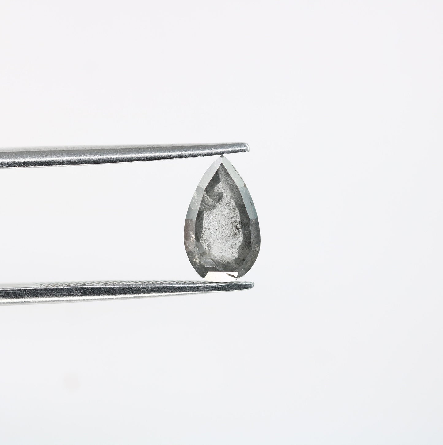 1.19 CT Fancy Pear Shape Salt and Pepper Diamond for Custom Engagement Ring | Perfect Gift for Girlfriend or Boyfriend | Anniversary Gift