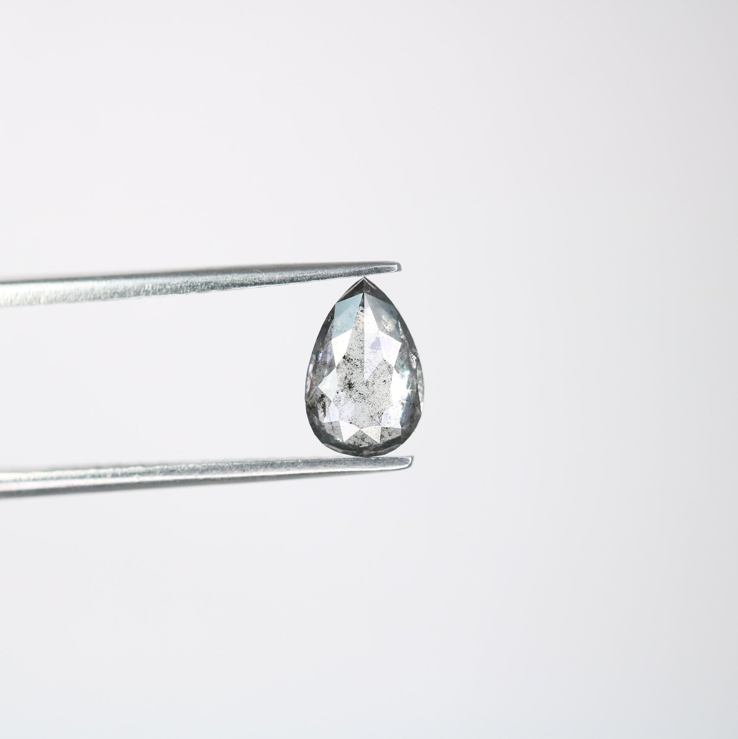 1.16 CT Pear Shape Natural Salt and Pepper Diamond | Customized Ring Gem | Perfect for Wedding Jewelry | Ideal Anniversary Gift