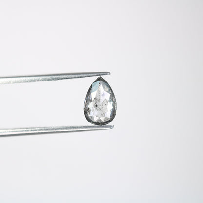 1.16 CT Pear Shape Natural Salt and Pepper Diamond | Customized Ring Gem | Perfect for Wedding Jewelry | Ideal Anniversary Gift