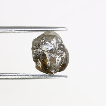 2.4 CT salt and pepper raw rough diamond uncut African diamond for her conflict-free ring rough diamond ring gift for girlfriend