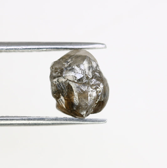 2.4 CT salt and pepper raw rough diamond uncut African diamond for her conflict-free ring rough diamond ring gift for girlfriend