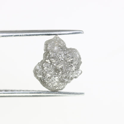 3 CT salt and pepper raw rough uncut African diamond for her conflict-free ring rough diamond ring gift for girlfriend