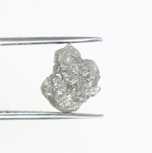 3 CT salt and pepper raw rough uncut African diamond for her conflict-free ring rough diamond ring gift for girlfriend