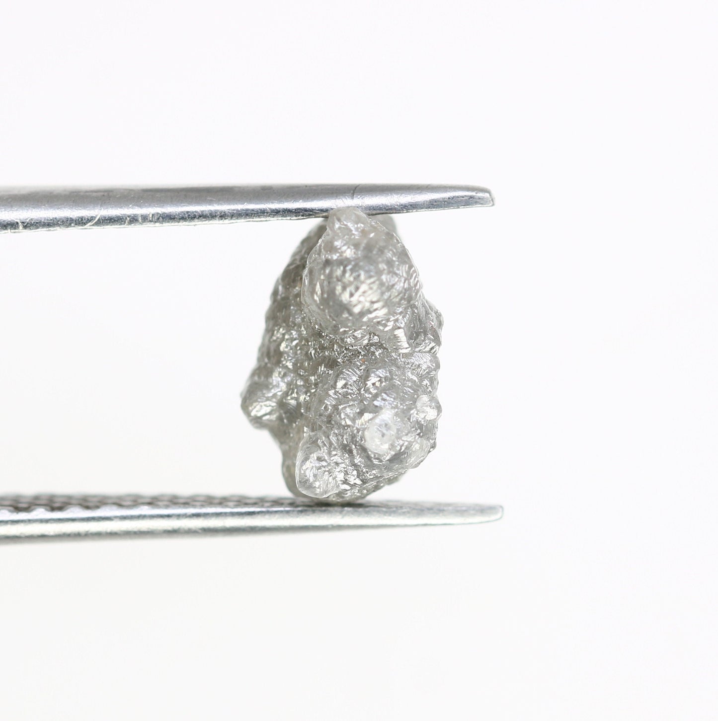 3 CT salt and pepper raw rough uncut African diamond for her conflict-free ring rough diamond ring gift for girlfriend
