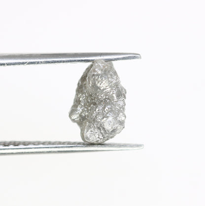 3 CT salt and pepper raw rough uncut African diamond for her conflict-free ring rough diamond ring gift for girlfriend