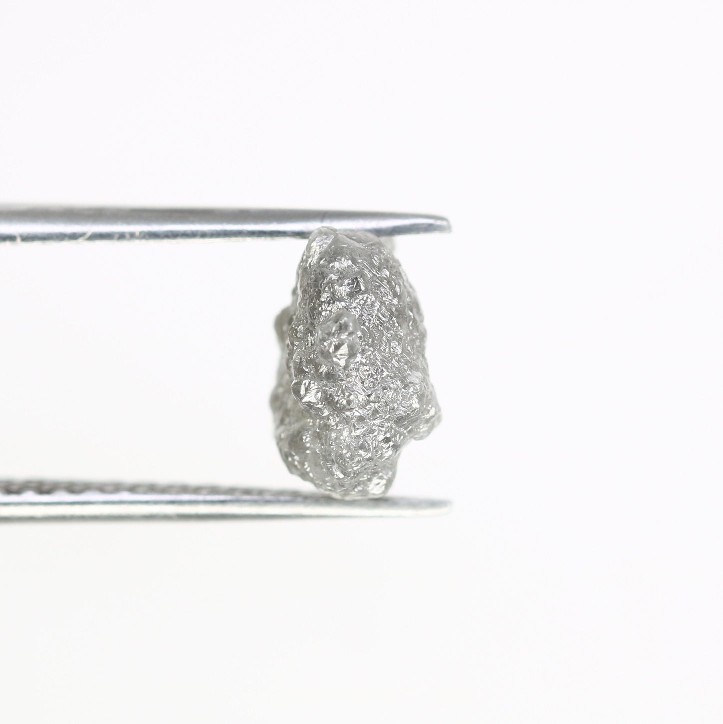 3 CT salt and pepper raw rough uncut African diamond for her conflict-free ring rough diamond ring gift for girlfriend