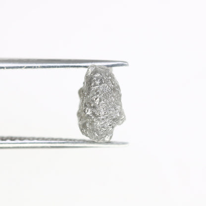 3 CT salt and pepper raw rough uncut African diamond for her conflict-free ring rough diamond ring gift for girlfriend