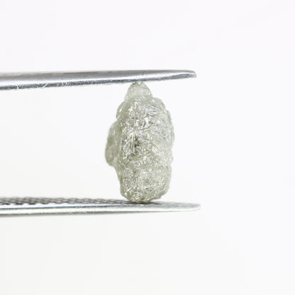 2.83 CT salt and pepper raw rough uncut African diamond for her conflict-free ring rough diamond ring gift for girlfriend