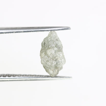 2.83 CT salt and pepper raw rough uncut African diamond for her conflict-free ring rough diamond ring gift for girlfriend