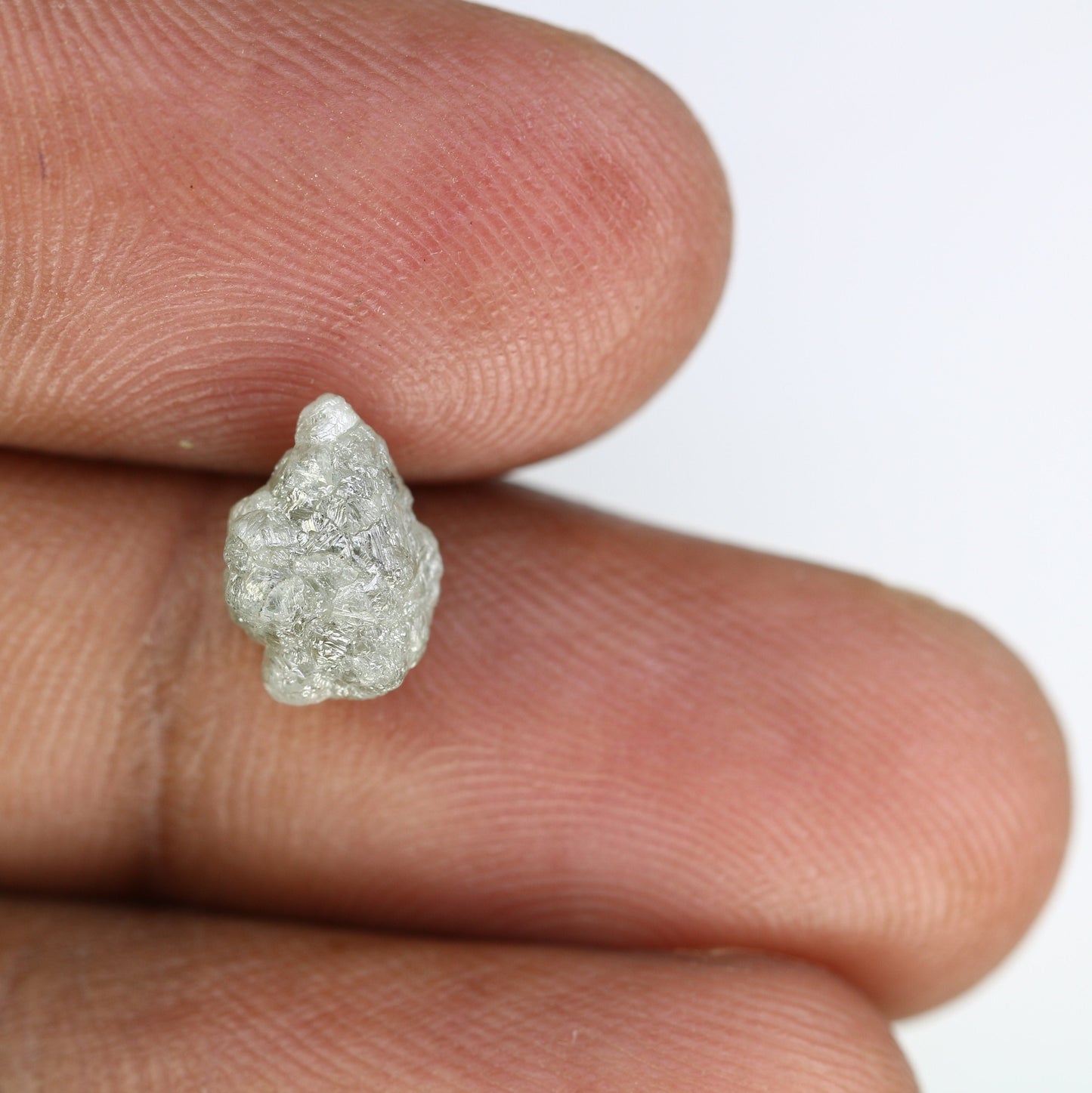 2.83 CT salt and pepper raw rough uncut African diamond for her conflict-free ring rough diamond ring gift for girlfriend