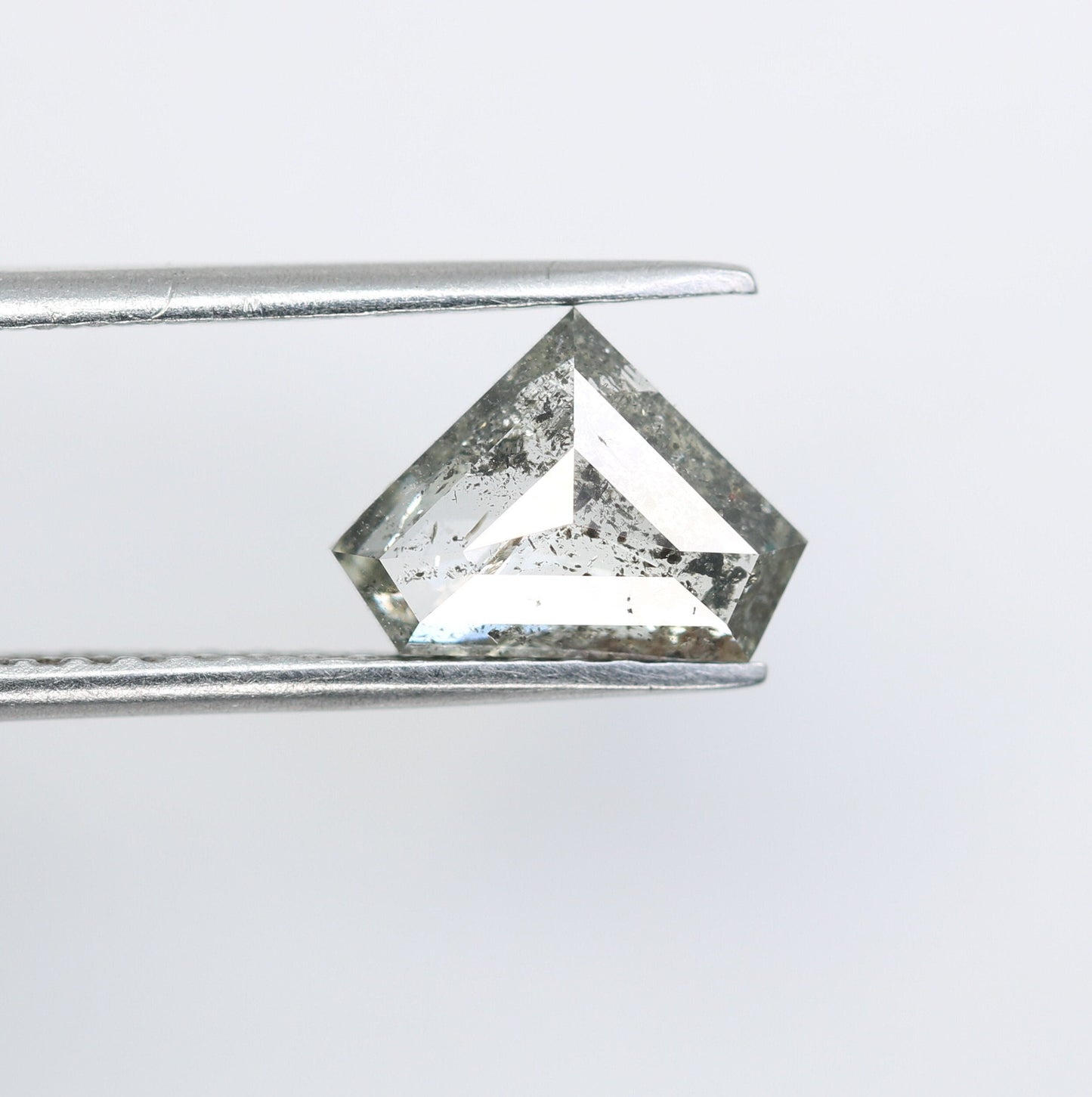 1.56 CT Natural Diamond Shape Salt and Pepper Diamond For Engagement Ring | Wedding Jewelry | Gift For Wife | Gift For Him | Birthday Gift