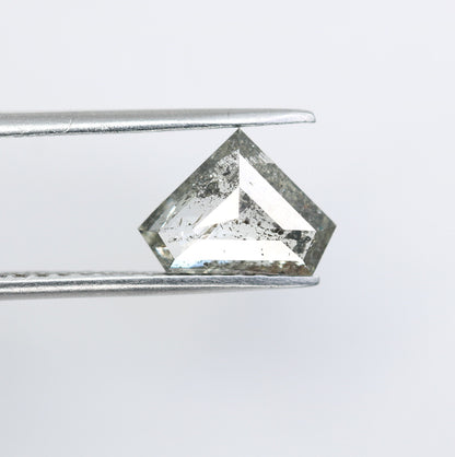 1.56 CT Natural Diamond Shape Salt and Pepper Diamond For Engagement Ring | Wedding Jewelry | Gift For Wife | Gift For Him | Birthday Gift