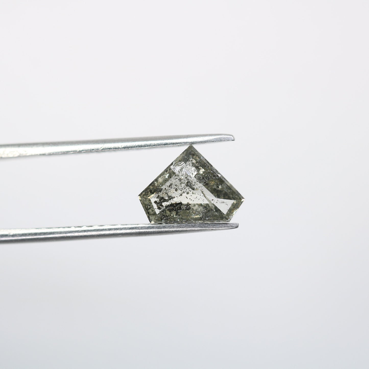 1.56 CT Natural Diamond Shape Salt and Pepper Diamond For Engagement Ring | Wedding Jewelry | Gift For Wife | Gift For Him | Birthday Gift