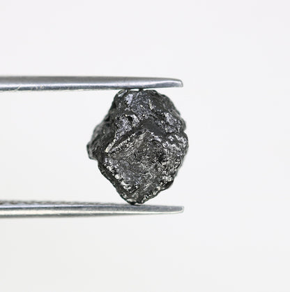 3.26 CT salt and pepper raw rough uncut African diamond for her conflict-free ring rough diamond ring gift for girlfriend