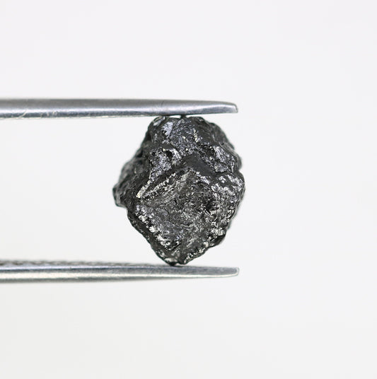 3.26 CT salt and pepper raw rough uncut African diamond for her conflict-free ring rough diamond ring gift for girlfriend