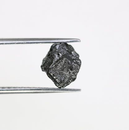 3.26 CT salt and pepper raw rough uncut African diamond for her conflict-free ring rough diamond ring gift for girlfriend
