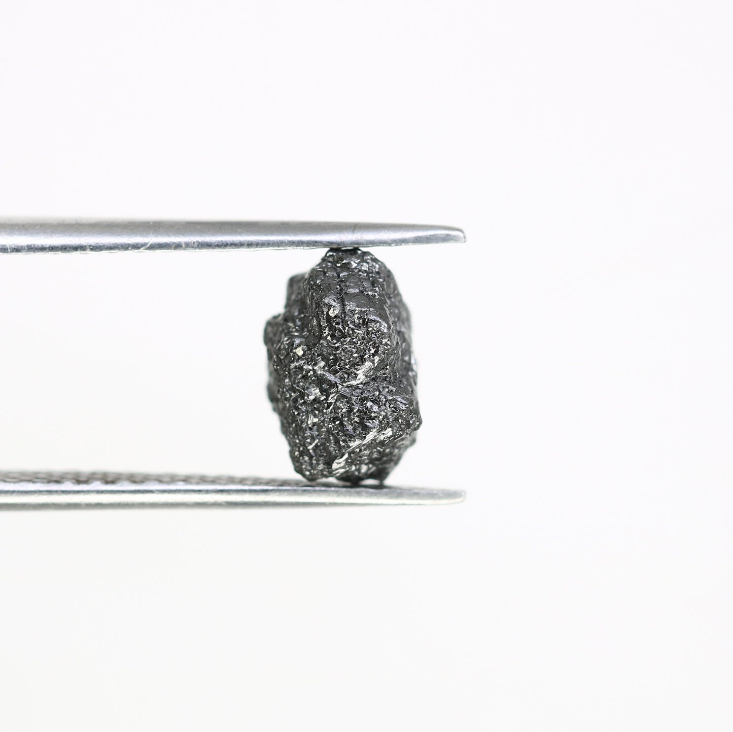3.7 CT salt and pepper raw rough uncut African diamond for her conflict-free rough diamond ring gift for girlfriend