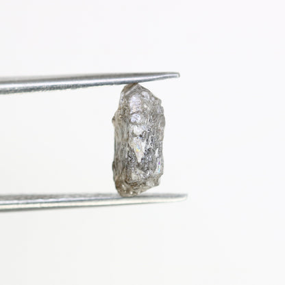 3.15 CT salt and pepper raw rough uncut African diamond for her cube diamond rough diamond ring gift for girlfriend