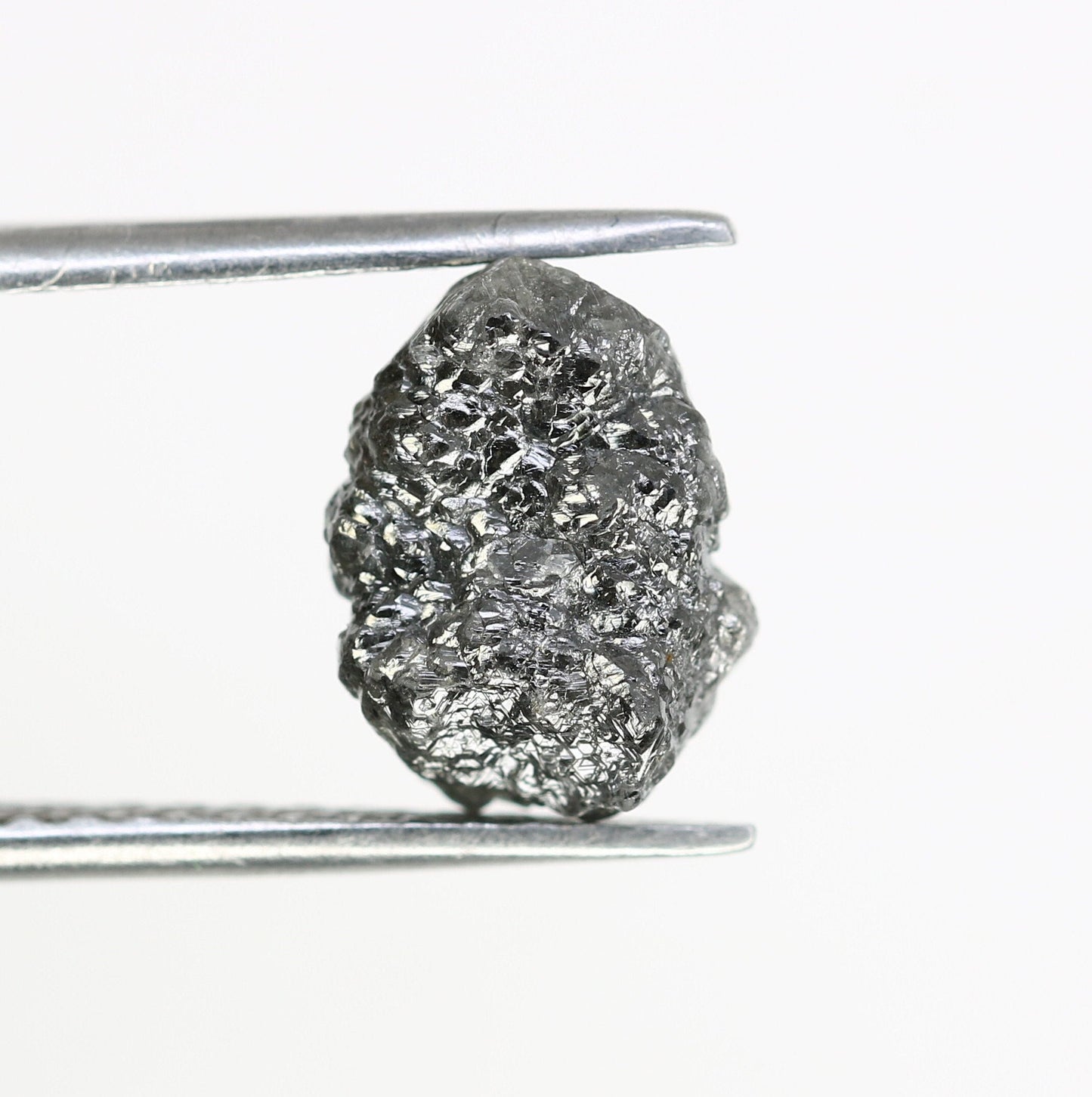 3.62 CT salt and pepper raw rough uncut African diamond for her conflict-free rough diamond ring gift for girlfriend