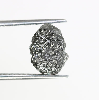 3.62 CT salt and pepper raw rough uncut African diamond for her conflict-free rough diamond ring gift for girlfriend