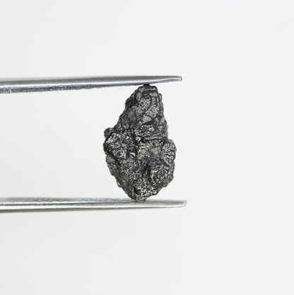 3.98 CT salt and pepper raw rough uncut African diamond for her conflict-free rough diamond ring gift for girlfriend