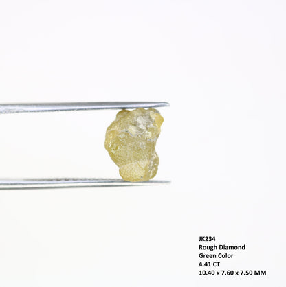 4.41 CT salt and pepper raw rough uncut African diamond for her conflict-free rough diamond ring gift for girlfriend