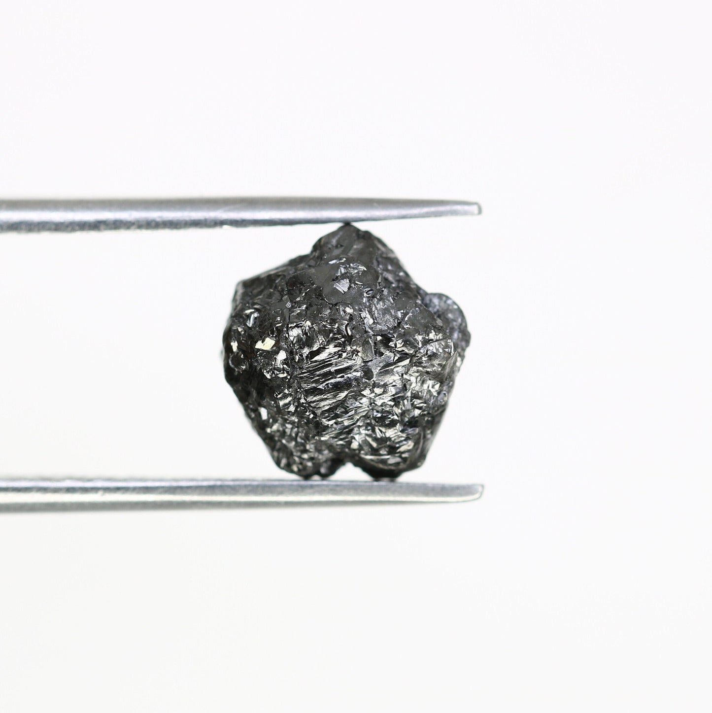 3.86 CT salt and pepper raw rough uncut African diamond for her conflict-free rough diamond ring gift for girlfriend