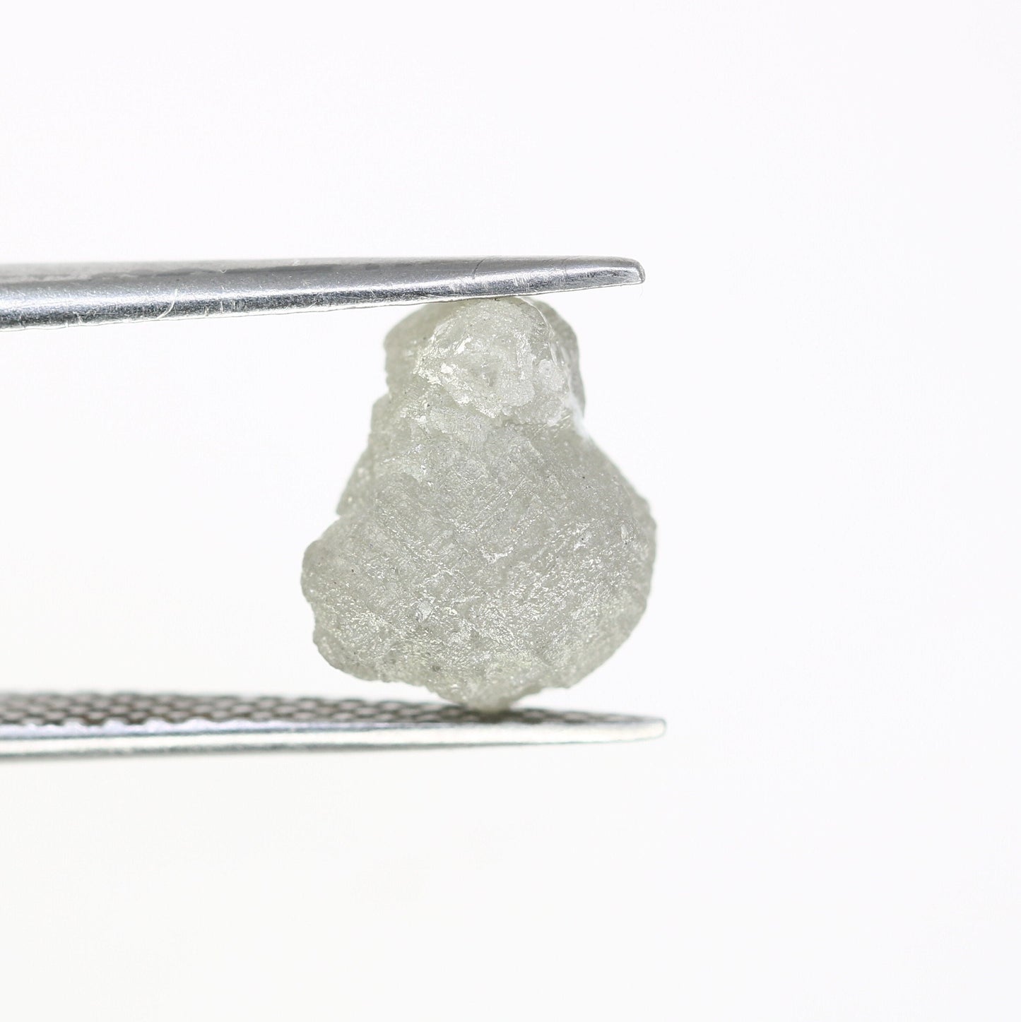 5.66 CT grey raw rough diamond natural uncut diamond loose diamonds for her antique wedding ring gifts for mom salt and pepper