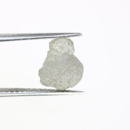 5.66 CT grey raw rough diamond natural uncut diamond loose diamonds for her antique wedding ring gifts for mom salt and pepper