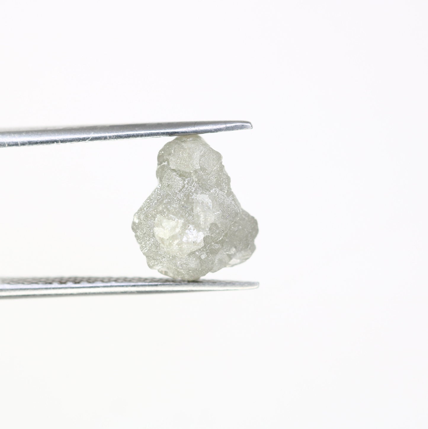 5.66 CT grey raw rough diamond natural uncut diamond loose diamonds for her antique wedding ring gifts for mom salt and pepper