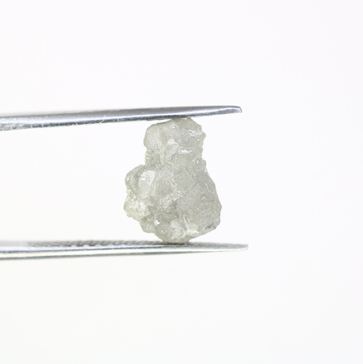 5.66 CT grey raw rough diamond natural uncut diamond loose diamonds for her antique wedding ring gifts for mom salt and pepper