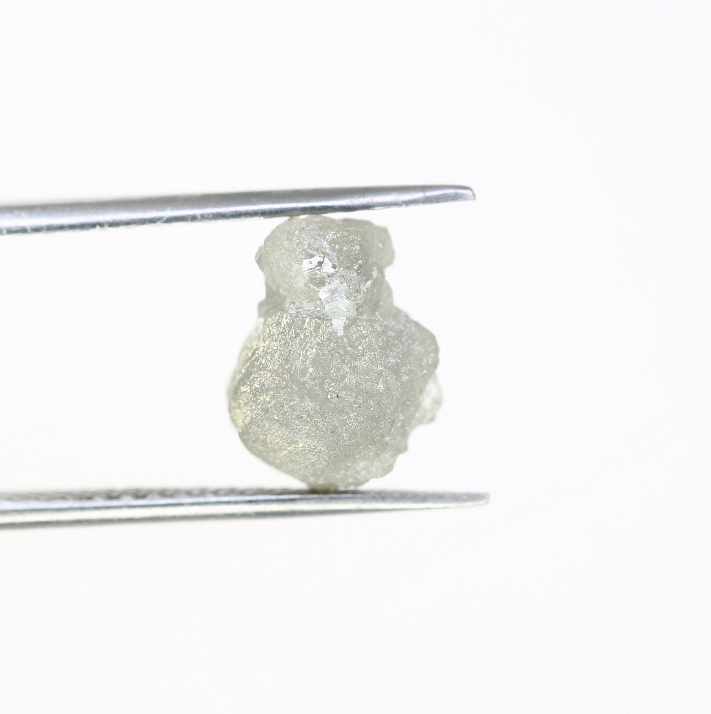 5.66 CT grey raw rough diamond natural uncut diamond loose diamonds for her antique wedding ring gifts for mom salt and pepper