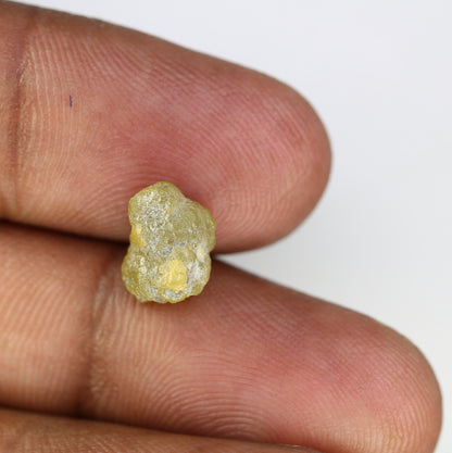 4.41 CT salt and pepper raw rough uncut African diamond for her conflict-free rough diamond ring gift for girlfriend