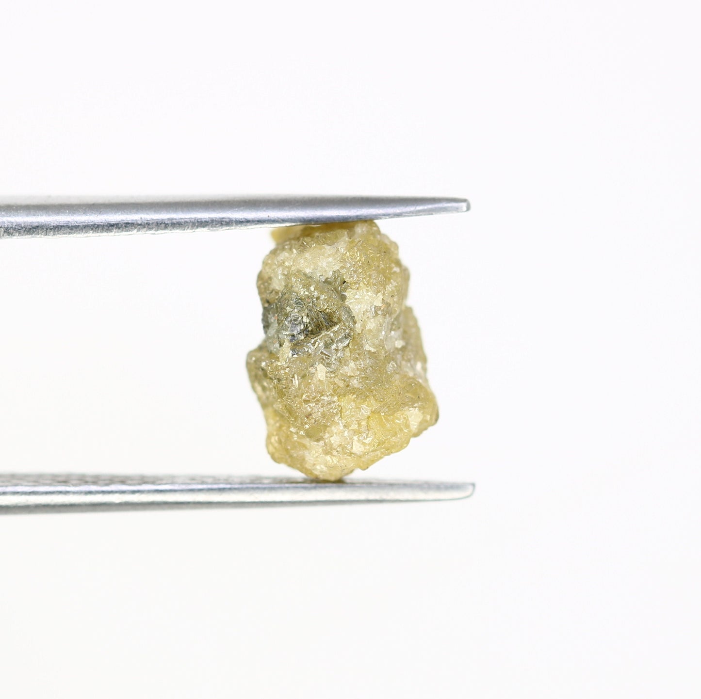 4.35 CT green raw rough diamond natural uncut diamond loose diamonds for her antique wedding ring gifts for mom salt and pepper