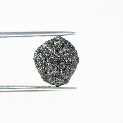 4.25 CT salt and pepper raw rough uncut African diamond for her conflict-free rough diamond ring gift for girlfriend