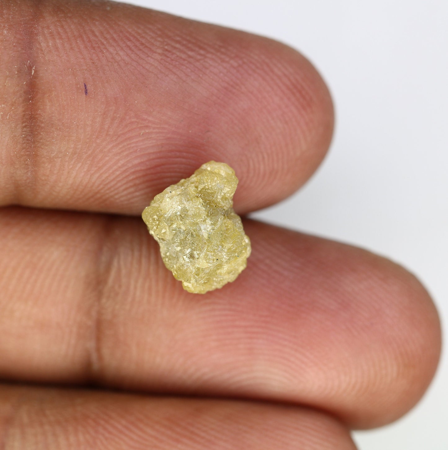 4.35 CT green raw rough diamond natural uncut diamond loose diamonds for her antique wedding ring gifts for mom salt and pepper