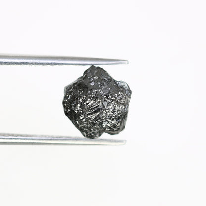 3.86 CT salt and pepper raw rough uncut African diamond for her conflict-free rough diamond ring gift for girlfriend