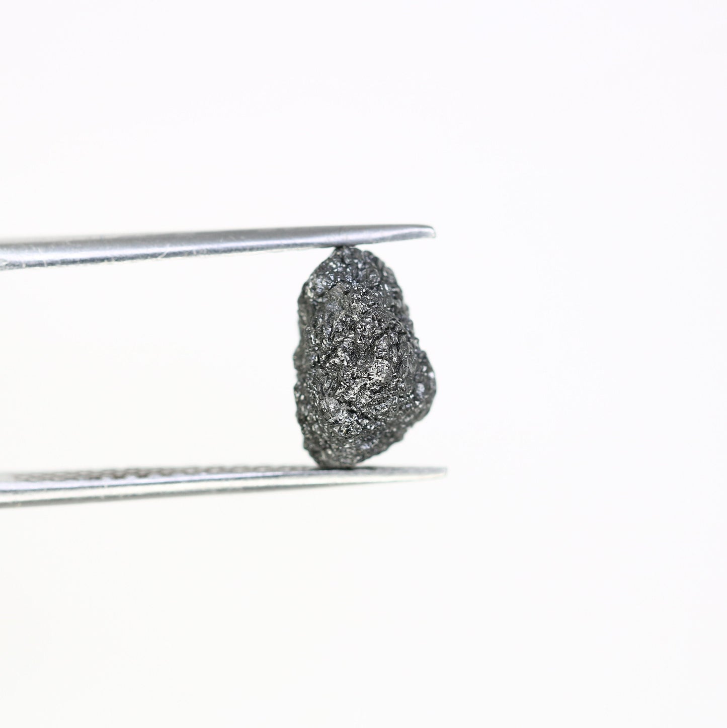 4.25 CT salt and pepper raw rough uncut African diamond for her conflict-free rough diamond ring gift for girlfriend