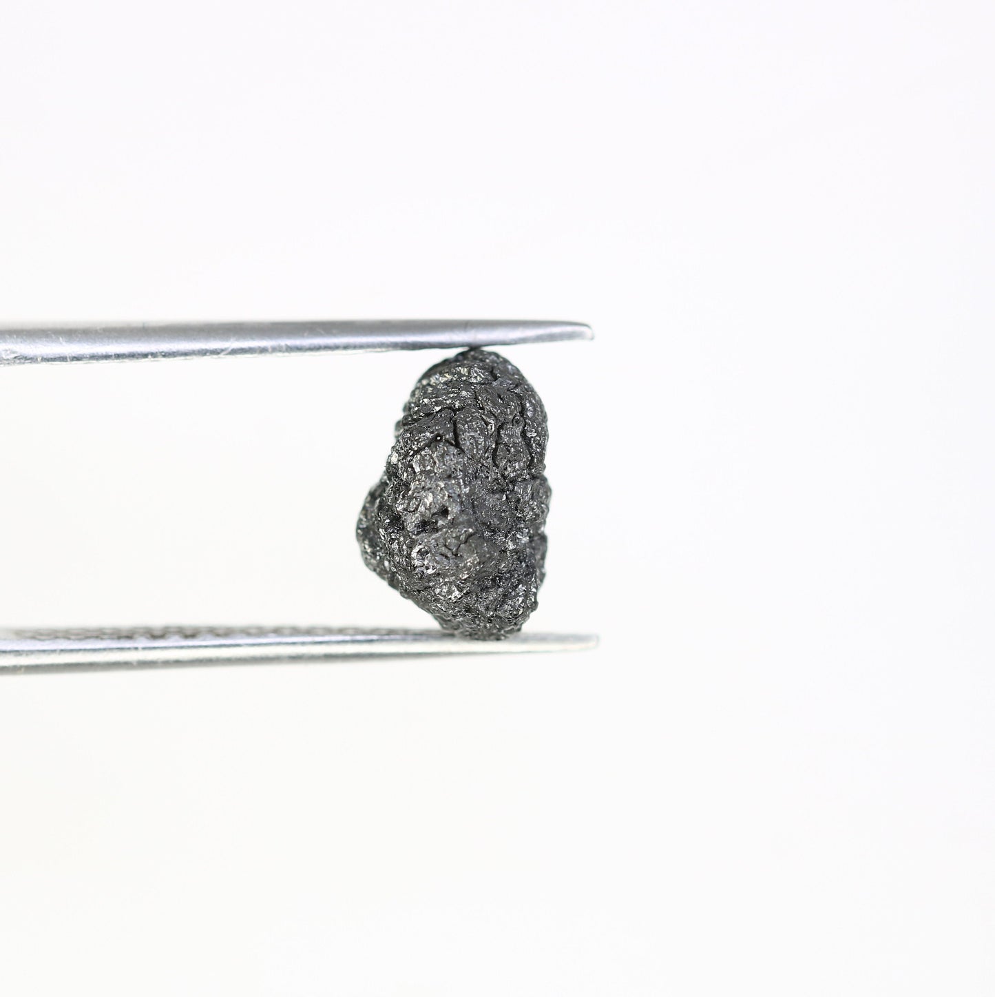 4.25 CT salt and pepper raw rough uncut African diamond for her conflict-free rough diamond ring gift for girlfriend