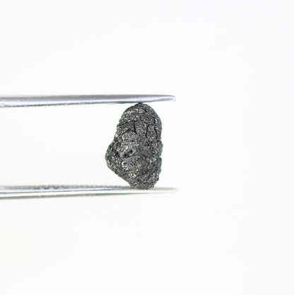4.25 CT salt and pepper raw rough uncut African diamond for her conflict-free rough diamond ring gift for girlfriend
