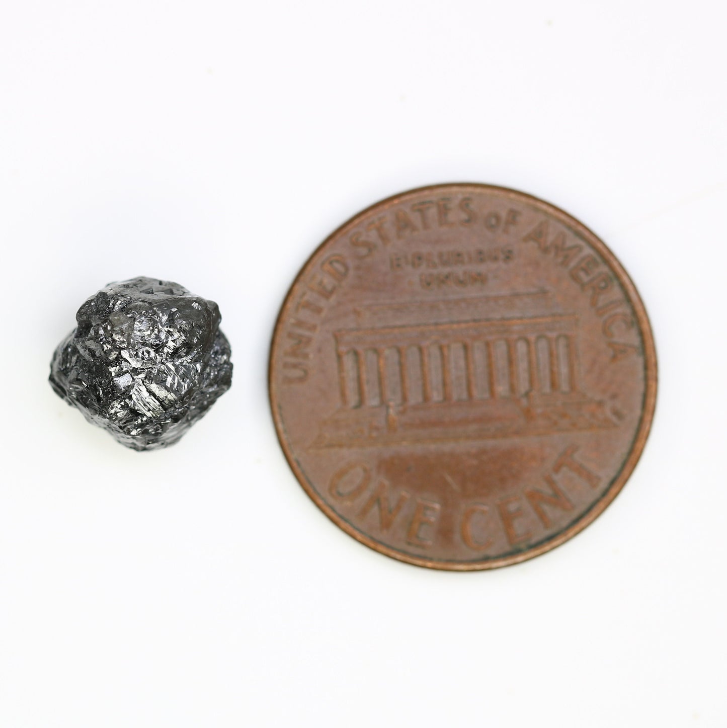 3.86 CT salt and pepper raw rough uncut African diamond for her conflict-free rough diamond ring gift for girlfriend