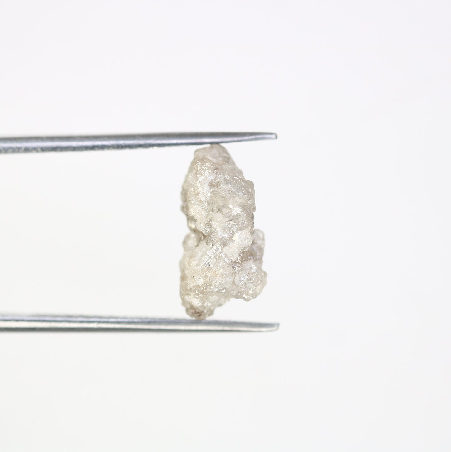 4.79 CT white raw rough diamond natural uncut diamond loose diamonds for her antique wedding ring gifts for mom salt and pepper