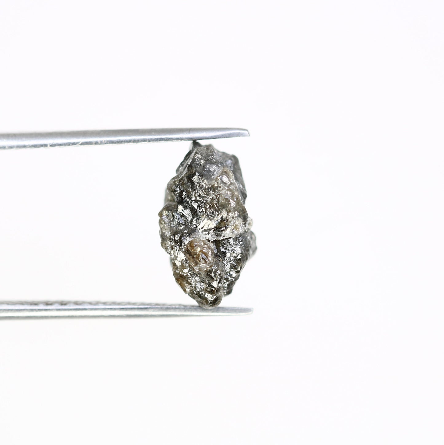 4.75 CT grey raw rough diamond natural uncut diamond loose diamonds for her antique wedding ring gifts for mom salt and pepper
