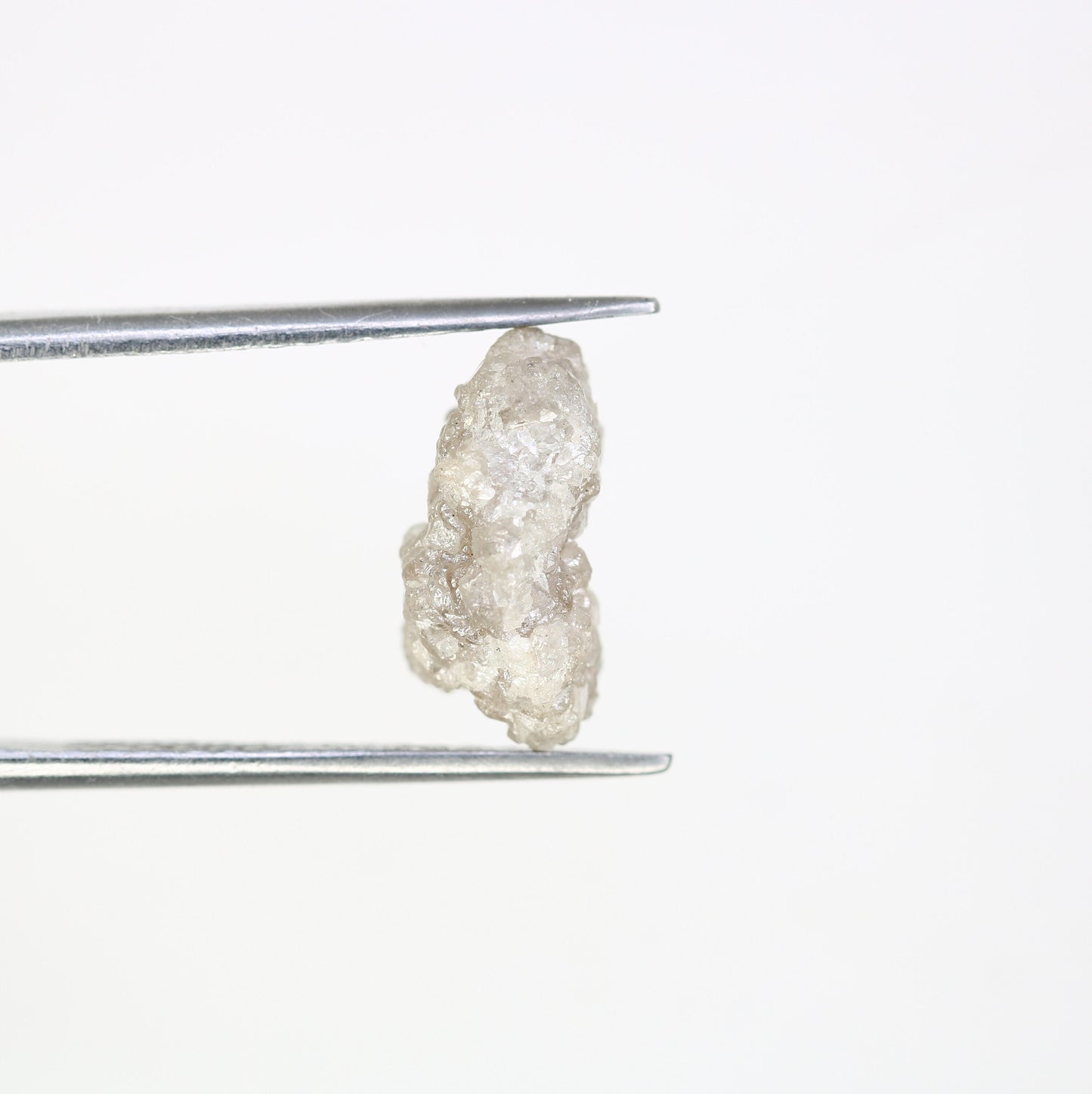 4.79 CT white raw rough diamond natural uncut diamond loose diamonds for her antique wedding ring gifts for mom salt and pepper