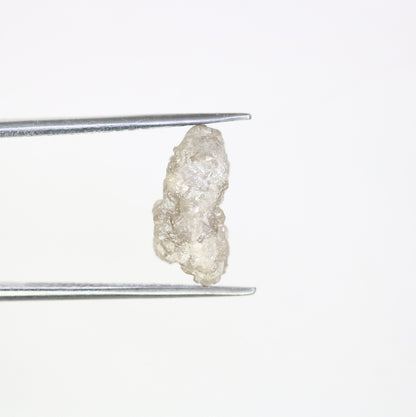 4.79 CT white raw rough diamond natural uncut diamond loose diamonds for her antique wedding ring gifts for mom salt and pepper